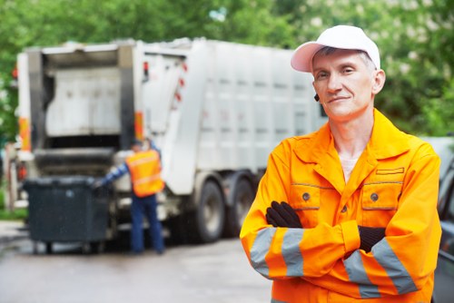 Hammersmith area builders waste clearance truck